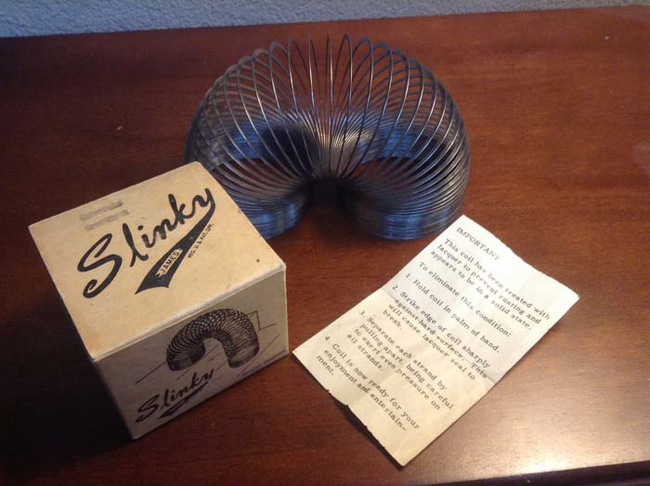 1.) The Slinky.