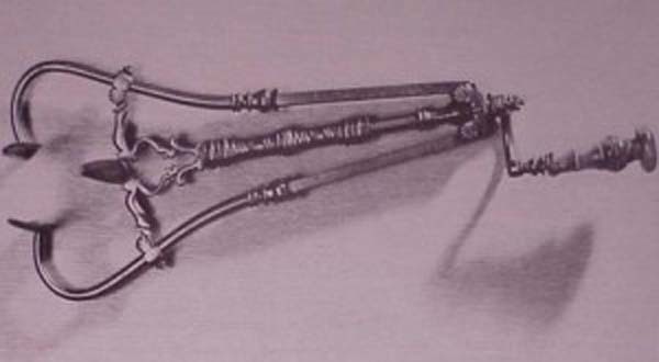 20.) Vaginal Speculum (1600s): Specula have been used for thousands of years by doctors, mainly so that they could examine a woman’s vaginal area. This 17th century European example is ornate and intimidating, but is similar to the specula used today.