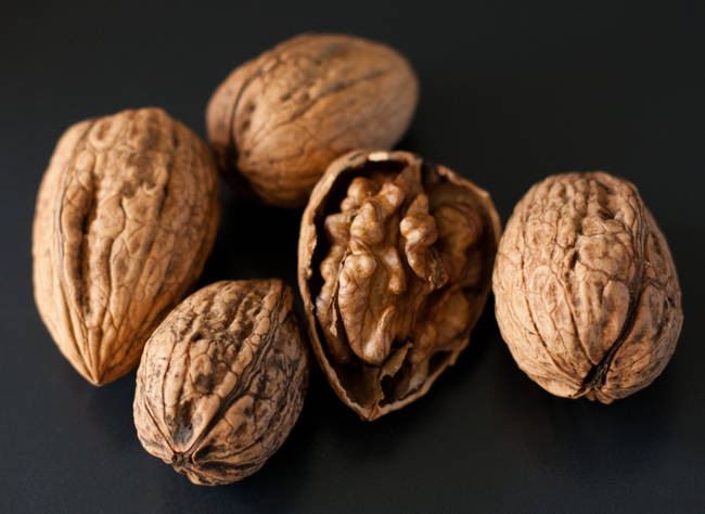 4.) Walnuts can spruce up scratch marks on wooden surfaces.
