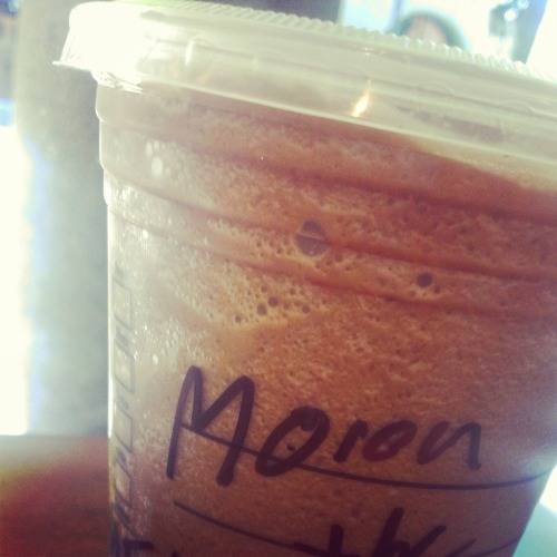 5.) Maureen - hopefully whoever got this cup took a deep breath and realized that what could be seen as an insult, is really just the result of misspelling and bad handwriting. No need to start something.