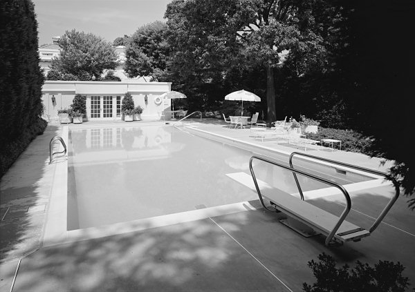 11.) There is an underground passageway from the West Wing that goes to the White House pool.