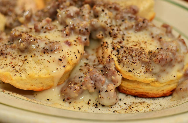 6.) Biscuits And Gravy.