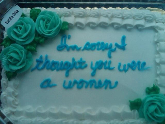 6.) This cake says all man to me.