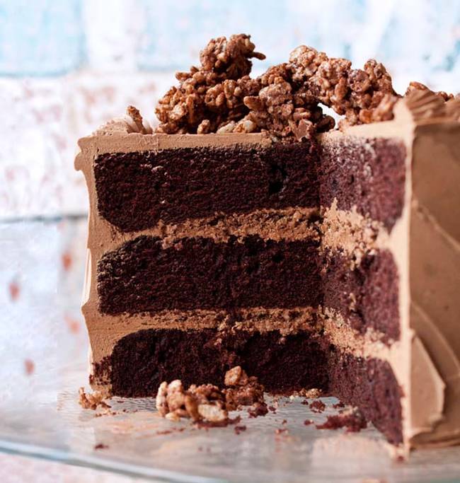 Make boxed cake mix taste like artisan bakery goodness by adding pudding and sour cream. <a href="https://www.bonappetit.com/recipe/devil-s-food-layer-cake-with-peppermint-frosting">Bon Appetit</a> has the details.