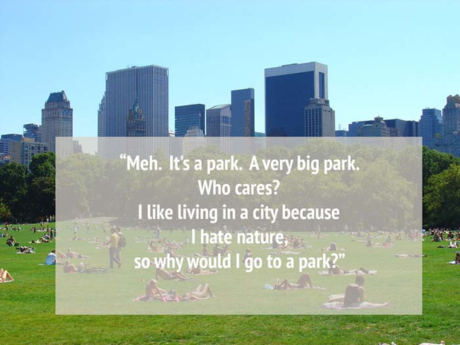 10.) Central Park, New York City.