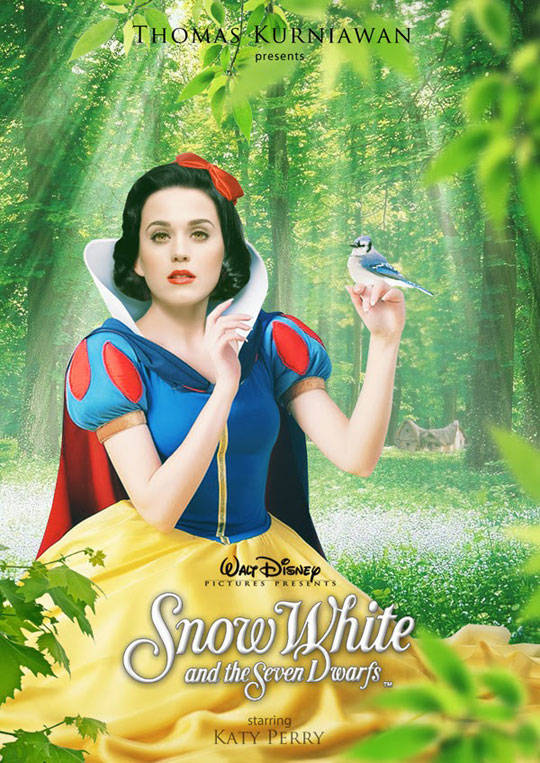 Katy Perry as <i>Snow White</i>