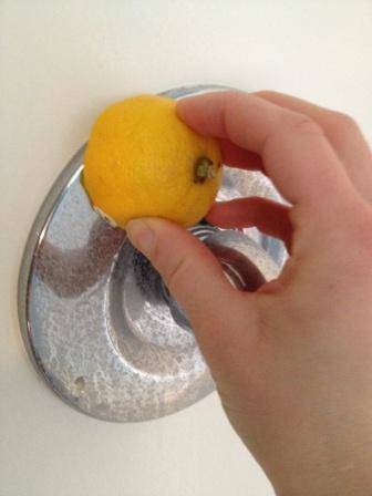 5.) Lemons for hard water stains