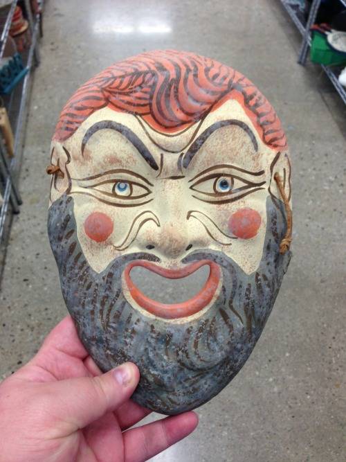 Oh good! I was looking for a demon mask to wear to my next satanic goat sacrifice.