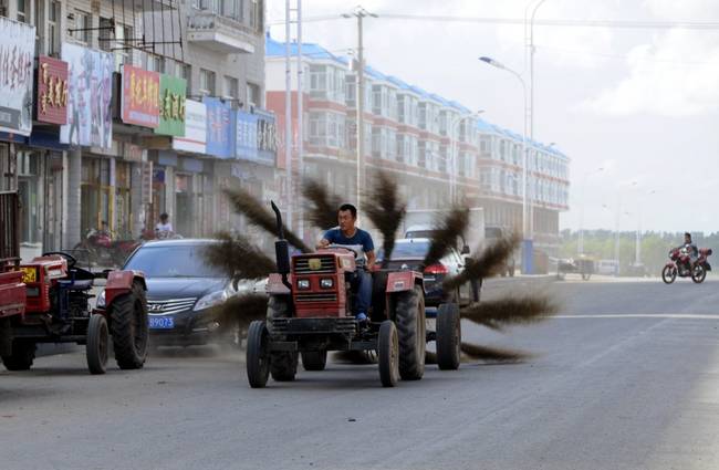 Broom Tractor