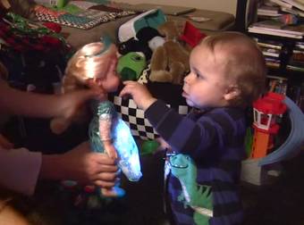 We May Be Sick Of The Movie Frozen, But This Toddler Sure Isn’t