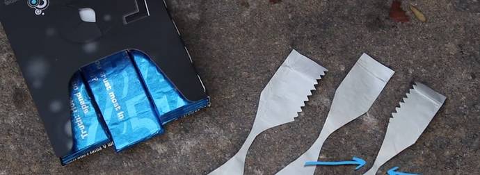 Cutting A Gum Wrapper In Half Is A Survival Technique That Everyone Should Know