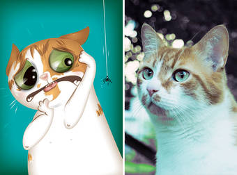 This Man Draws Adorable Illustrations Of Pets Based On Their Personalities