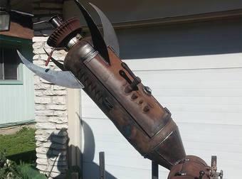 This Man Turned Scrap Metal Into The Coolest Barbecue Smoker You’ll Ever See