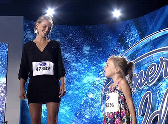 Adorable Girl Sings ‘Let it Go’ Before Her Mother’s American Idol Audition