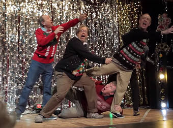 Dancing Dads In Ugly Christmas Sweaters Put On Hilarious Holiday Show