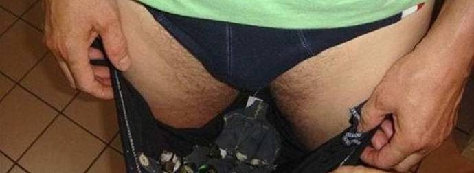 What This Guy Was Trying To Smuggle In His Pants Is Basically Animal Cruelty