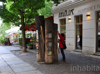 A Neighborhood In Germany Has An Awesome Book Exchange Inside Of Trees