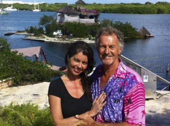 A Man Built His Own Island And Lives There With His Model Girlfriend. Too Cool.