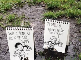 A Cartoonist Cleverly Inserts His Art Into The Real World And This Is The Result