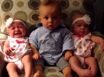 This Adorable Boy Just Discovered What Twins Are For The First Time Ever