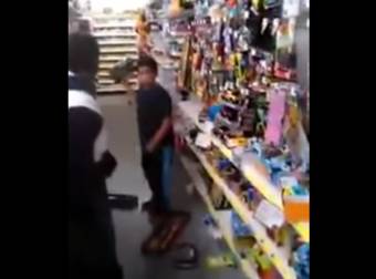 A Little Boy Gets Caught DEMOLISHING A Dollar Store In Florida