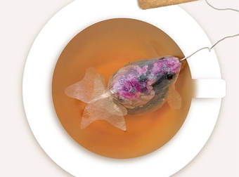 This Pretty Goldfish Will Change Your Life, One Cup Of Tea At A Time