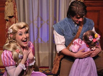 This Adorable Little Girl Loves Going To Disney World, Where She Is A Princess.