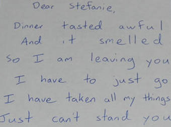 This Husband Left A Hilariously Deceptive Note For His New Wife.