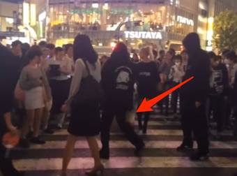 Nothing To See Here. Just A Woman Walking A Polar Bear Through Tokyo.