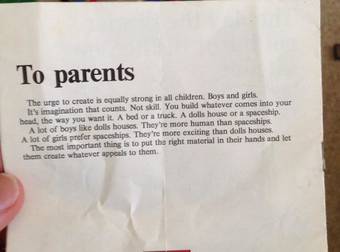 LEGO Sent A Message To Parents In The 70s That Changed Perceptions And The World