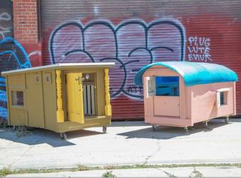 A Selfless Artist Is Building Houses For The Homeless Using Recycled Materials