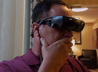 Legally Blind Man Sees For The First Time In Years Thanks To Electronic Glasses