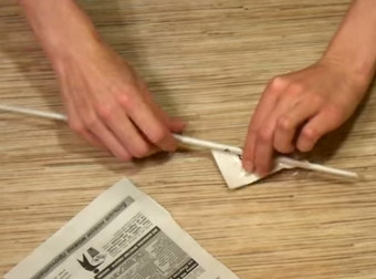 By Rolling Up Old Newspaper, You Can Make Something Incredible AND Useful