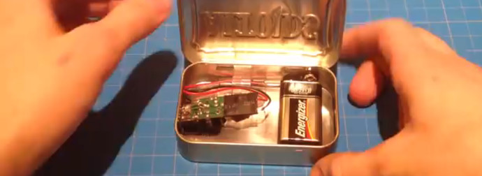 By Putting A Battery In An Empty Altoids Tin, This Guy Made Something Incredible