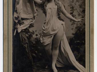 This Collection Of Photos Shows The Costumes Of 19th Century Burlesque Performances.