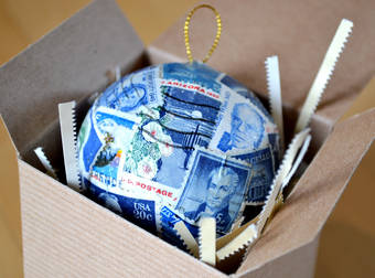 How You Can Take Your Old Stamps And Turn Them Into Beautiful Ornaments