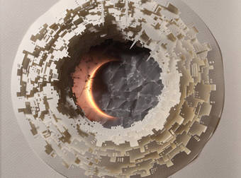 These Spinning Worlds Were Created Using Only Paper And Imagination