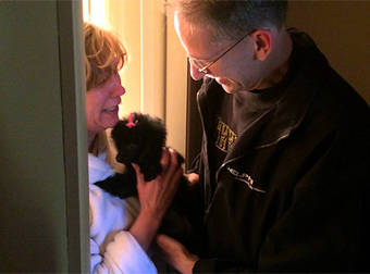 Husband Of The Year Surprises His Wife With The Cutest Little Puppy Ever