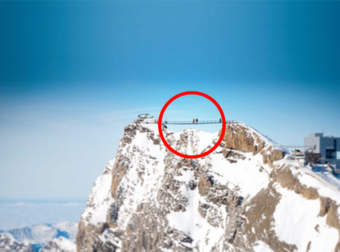 Only The Ridiculously Brave (Or Insane) Would Attempt This Walk In The Alps.