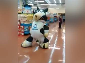 This Dancing Cow Is Our New Hero Of The Workplace (You’ll Love It)