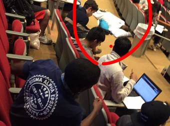 Napping In College Lectures Is Not Encouraged, But Is Expected. This, However? LOL.