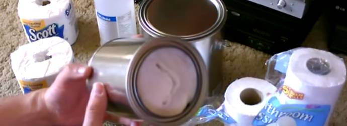 How To Create A Brilliant DIY Heater With Toilet Paper And A Can